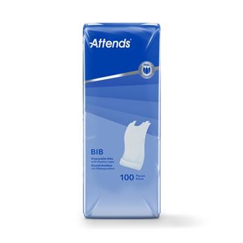 [430100-1N] Serviettes de protection Attends, Bibs, 70 x 37 cm à coller, 100 pcs.