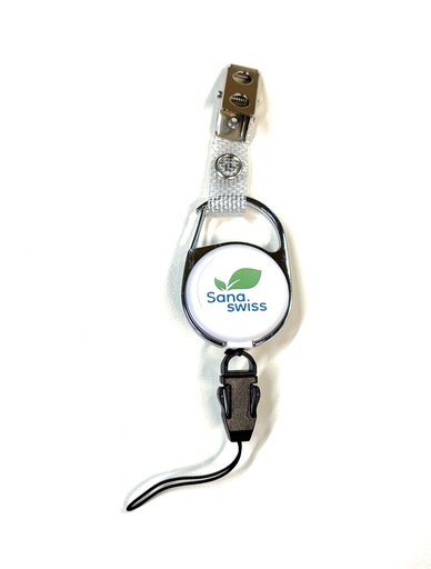 [460017-1N] sana.swiss Porte-bouteilles pour blouse, blanc, extensible jusqu'à 50 cm